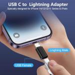 2-Pack USB-C to Lightning Adapter for iPhone