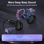 Wired USB-C Earbuds with Mic and Volume Control