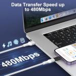 2-Pack USB-C to Lightning Adapter for iPhone