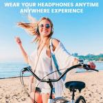 INFURTURE USB-C Wired Headphones with Mic and Control