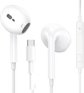 USB C Wired Headphones with Microphone and Volume Control