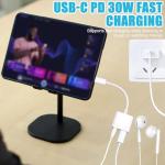 2-Pack USB-C to Aux Headphone and Charger Adapter