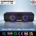 Sumvision Tekuno Bluetooth Speaker with LED Light