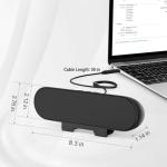 ADELGO Portable USB-C Speakers for Laptops and PCs