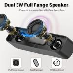 ADELGO Mini USB-C Portable Soundbar Speaker