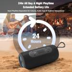 Portable Bluetooth Speaker with Double Bass & RGB