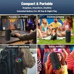 Portable Bluetooth Speaker with Double Bass & RGB