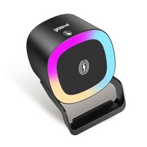 Groov e Iris 15W Wireless Charging Stand with Speaker