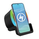 Groov e Iris 15W Wireless Charging Stand with Speaker