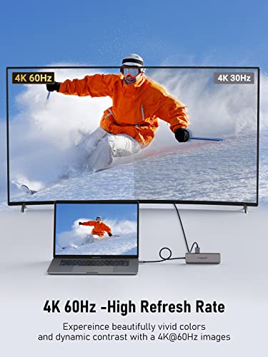 Lemorele 7-in-1 USB-C Hub Adapter