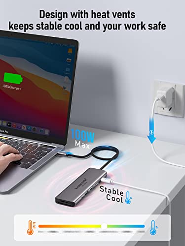 Lemorele 7-in-1 USB-C Hub Adapter