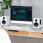 Sanyun SW208 Bluetooth 5.0 Bookshelf Speakers Pair