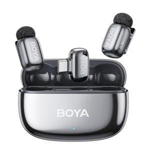 BOYA Mini 2 Wireless USB-C Lavalier Microphone