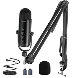 ZealSound USB Microphone Kit for Streaming & Recording