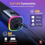 MAONO USB-C Gaming Microphone with Boom Arm