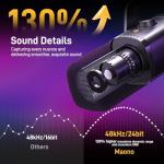 MAONO USB-C Gaming Microphone with Boom Arm