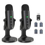 Zealsound 2-in-1 USB Wireless Podcast Microphone Kit