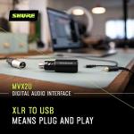 Shure MVX2U XLR-to-USB Interface with Headphone Jack