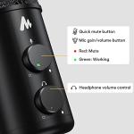 MAONO USB-C Desktop Microphone with Mute Control