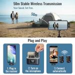 UROLMIC Wireless Lavalier Mic with Charging Case