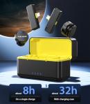 FULAIM Wireless Lavalier Mic with USB-C Clip