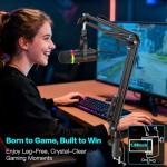 Zealsound RGB USB Microphone with Arm and Controls