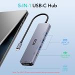 ICZI 5-in-1 USB-C Hub with 4K HDMI Adapter
