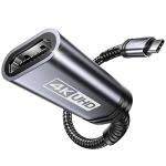 JSAUX USB-C to HDMI 4K Adapter - Grey