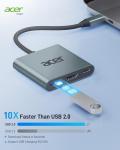 Acer USB-C Hub: 3-in-1 HDMI Multiport Adapter