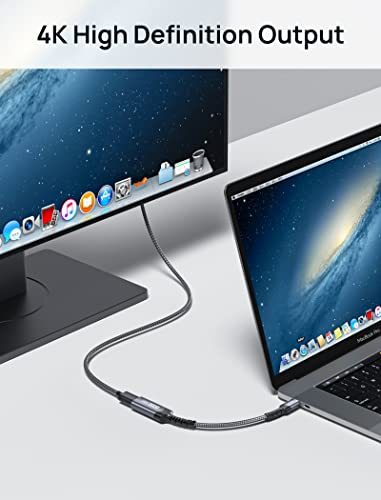 JSAUX USB-C to HDMI 4K Adapter - Grey