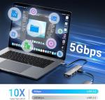 5-in-1 USB-C Hub with 4K HDMI Output