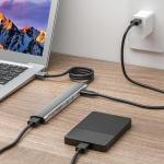 9-Port USB-C Hub with Long Cable