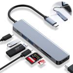 7-in-1 USB-C Hub with HDMI and Card Reader