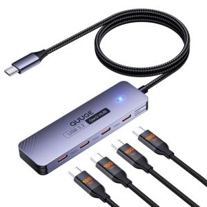 QUUGE 10Gbps USB-C Hub with 4 Ports