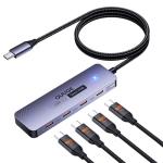 QUUGE 10Gbps USB-C Hub with 4 Ports