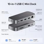 9-in-1 USB-C Mini Dock with 4K HDMI
