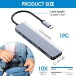 7-in-1 USB-C Hub with HDMI and Card Reader