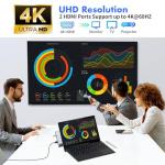 Surface Pro 11 Docking Station with Dual HDMI