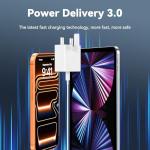 30W USB-C Fast Charger Plug 2 Pack