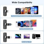 USB-C Wireless Lavalier Microphone for Video Recording