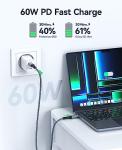NIMASO 2M USB-C Cable 60W Fast Charging (2-Pack)