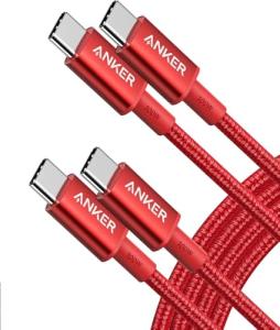 Anker 333 USB-C Charger Cable 6ft 2-Pack