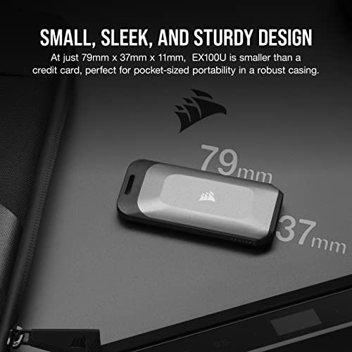 Corsair EX100U 4TB USB-C Portable Storage Drive