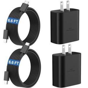 Samsung 45W Type C Charger Set, 2 Pack