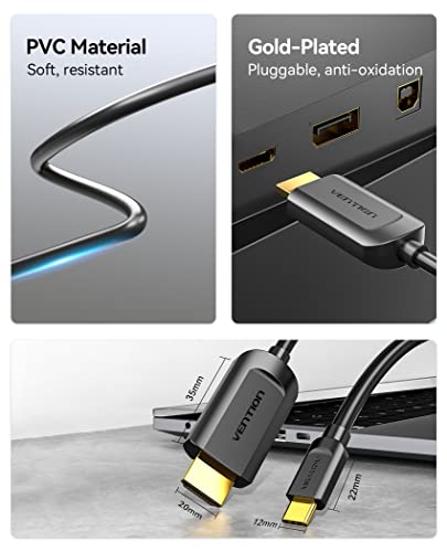 VENTION USB-C to HDMI Converter, 4K Compatible