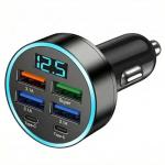 6-in-1 Fast USB-C Car Charger, 45W