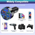 6-in-1 Fast USB-C Car Charger, 45W