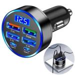 6-in-1 Fast USB-C Car Charger, 45W