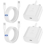 Samsung USB-C Charger Plug and 1M Cable - 2 Pack