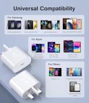 Samsung USB-C Charger Plug and 1M Cable - 2 Pack